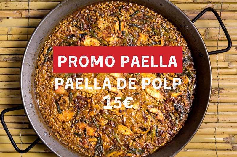 Promo Paella de Pulpo