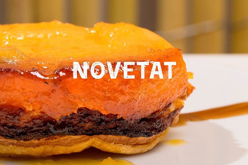 Tarta de poma cruixent